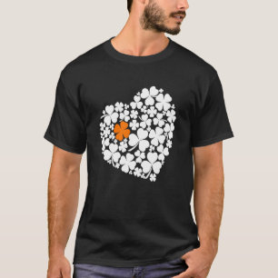 Camiseta Feliz Dia de São Patrício Feliz Cardíaco Caloroso