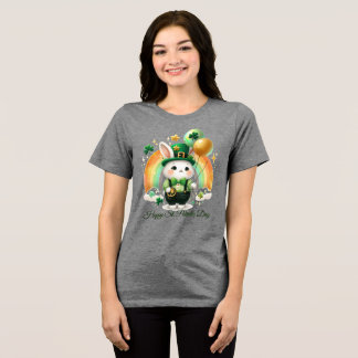 Camiseta Feliz Dia de São Patrício Feminino