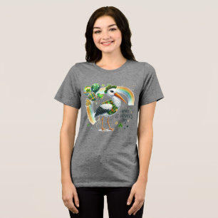 Camiseta Feliz Dia de São Patrício Feminino