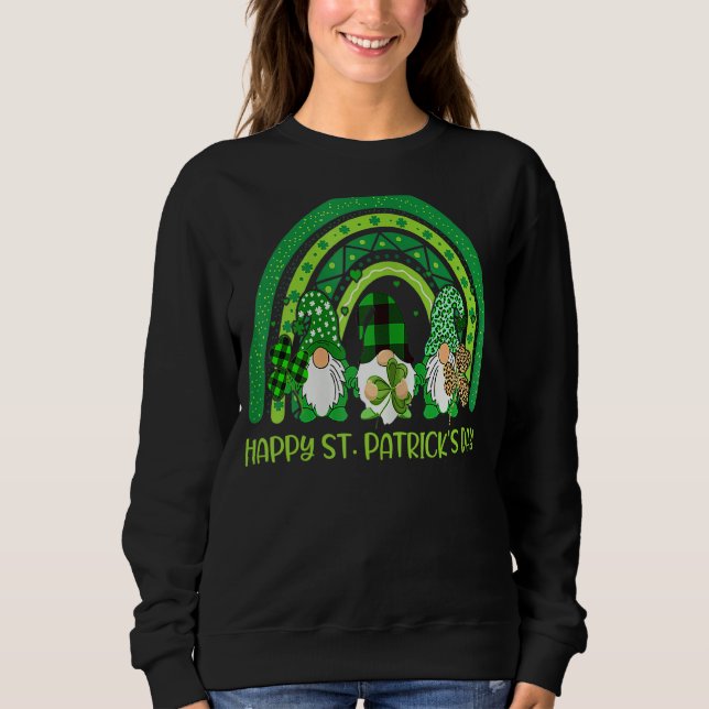 Camiseta Feliz Dia de São Patrício Funny Saint Patrick Iris (Frente)