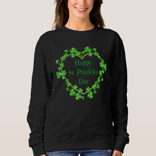 Camiseta Feliz Dia de São Patrício Funny Saint Patrick Iris (Frente)