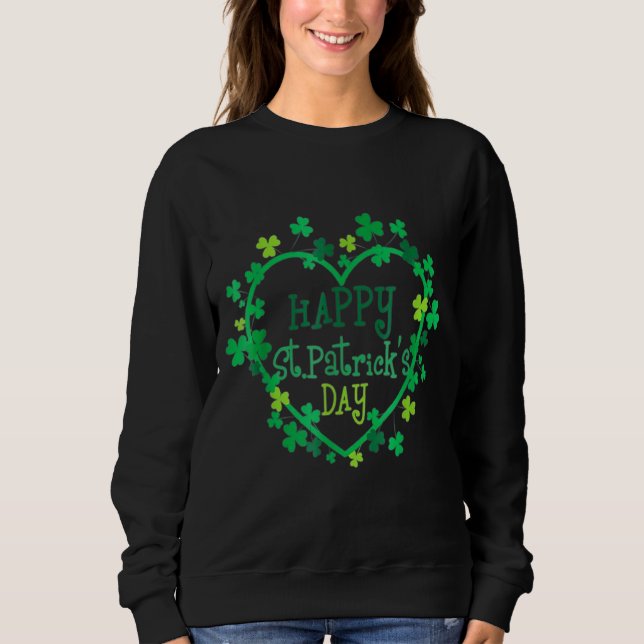 Camiseta Feliz Dia de São Patrício Funny Saint Patrick Iris (Frente)