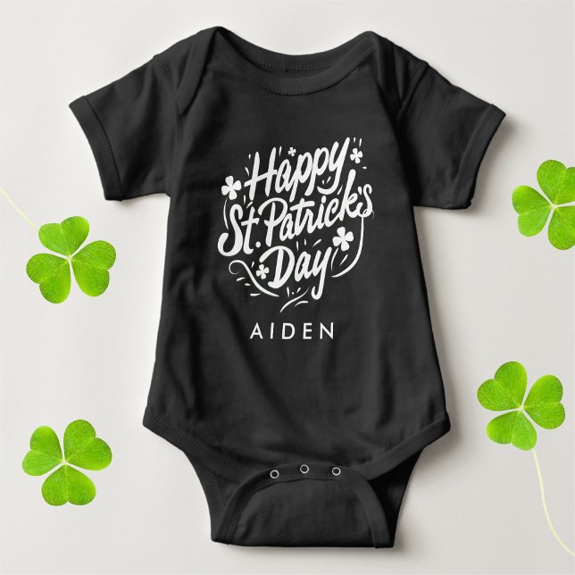 Camiseta Feliz Dia de São Patrício irlandês Shamrock person (Criador carregado)