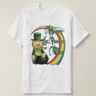 Camiseta Feliz Dia de São Patrício Leprechaun