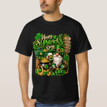 Feliz Dia de São Patrício Leprechaun Sortudo