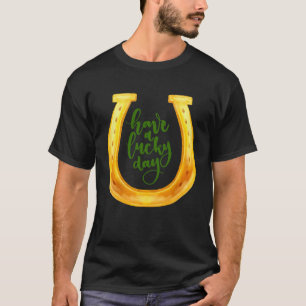Camiseta Feliz Dia de São Patrício Lucky Charmer Irish Boys