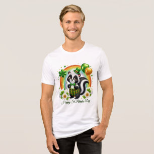 Camiseta Feliz Dia de São Patrício Masculino