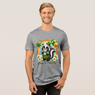 Camiseta Feliz Dia de São Patrício Masculino 
