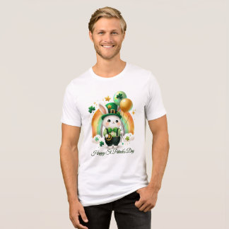 Camiseta Feliz Dia de São Patrício Masculino 