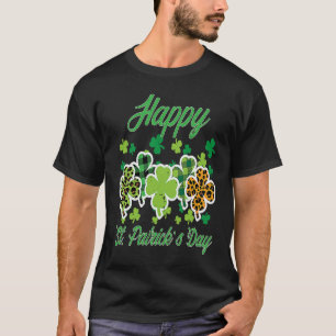 Camiseta Feliz Dia de São Patrício, Padrões, Santo, mulhere