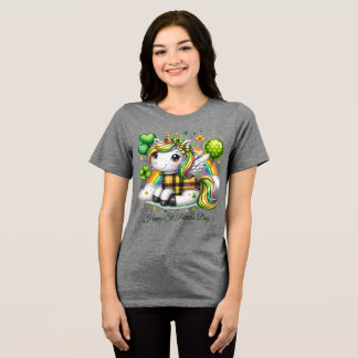 Camiseta Feliz Dia de São Patrício para Mulheres