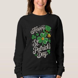 Camiseta Feliz Dia de São Patrício Patrimônio Irlandês St P