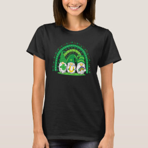Camiseta Feliz Dia de São Patrício Três Gnomos Shamrock Rai