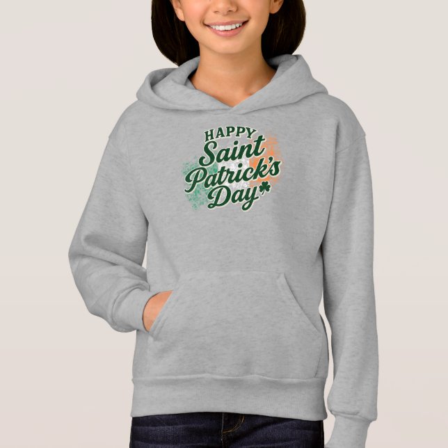 Camiseta Feliz dia de São Patrício vintage  (Frente)