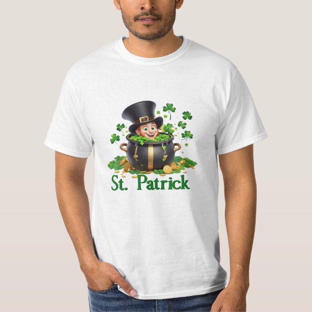 Camiseta Feliz Dia de São Patrick (Frente)