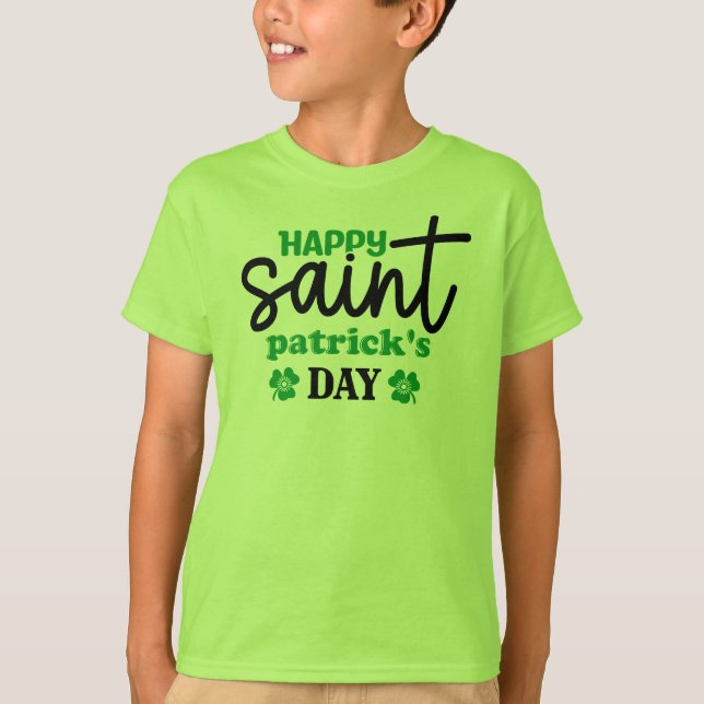 Camiseta Feliz Dia de São Patrick-59889 (Frente)