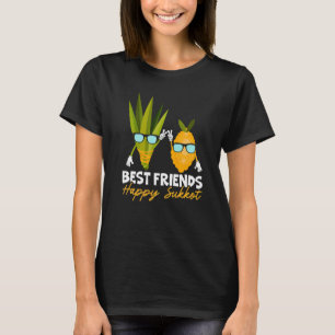 Camiseta Feliz Dia de Sucot Lulav Palmeira Israelita Judaic