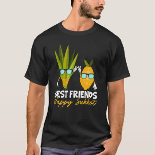 Camiseta Feliz Dia de Sucota Lulav Palm Tree Israelita