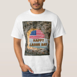 Camiseta Feliz dia de trabalho nos eua