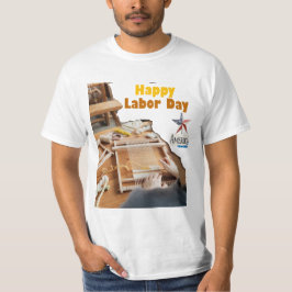 camiseta feliz dia de trabalho usa