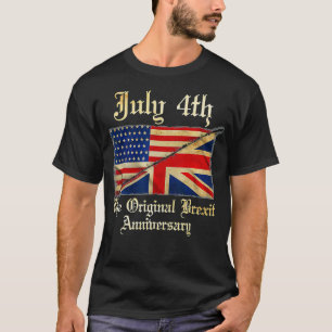 Camiseta Feliz Dia de Traição Ingrata Colonial 4 de julho