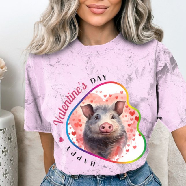 Camiseta Feliz dia de Velentine - a adoção da querida (Criador carregado)