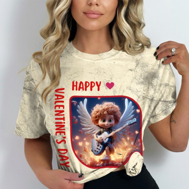 Camiseta Feliz Dia de Velentine - Adoravelmente Cerejado (Criador carregado)