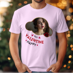 Camiseta Feliz dia de Velentine - Adulto