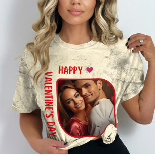 Camiseta Feliz dia de Velentine - Afeição Sonhenta