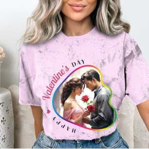 Camiseta Feliz dia de Velentine - Chama Eterna