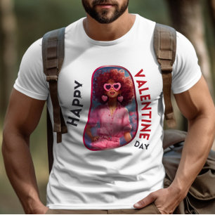 Camiseta Feliz dia de Velentine - Compaixão por Carinho