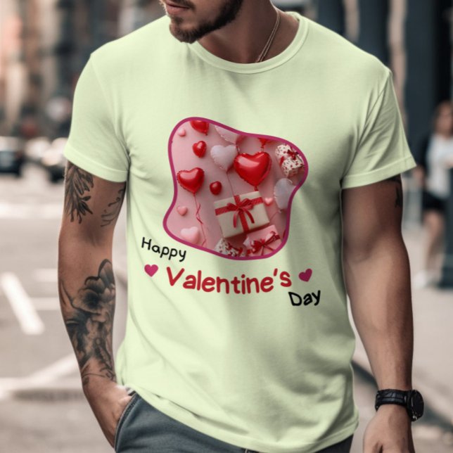 Camiseta Feliz dia de Velentine - Conexão Passiva (Criador carregado)