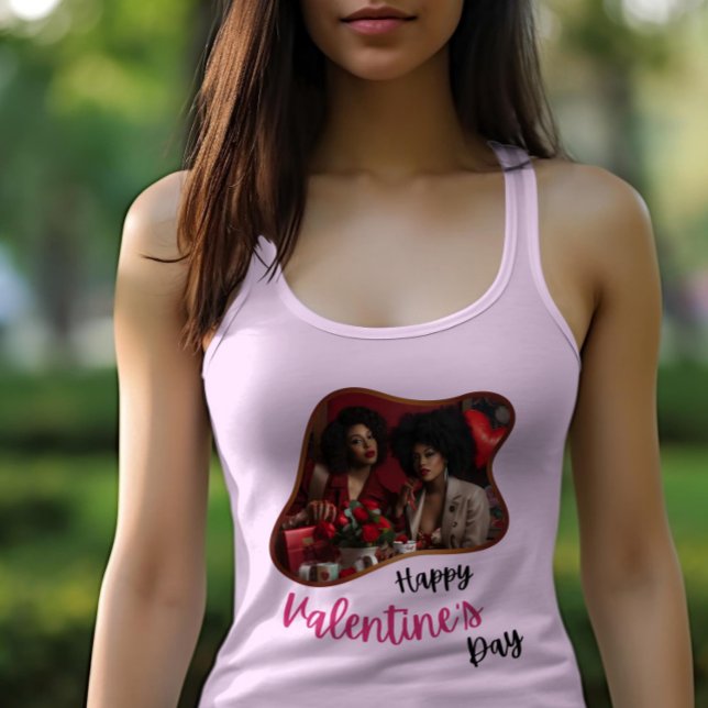 Camiseta Feliz dia de Velentine - Desejos apaixonados (Criador carregado)