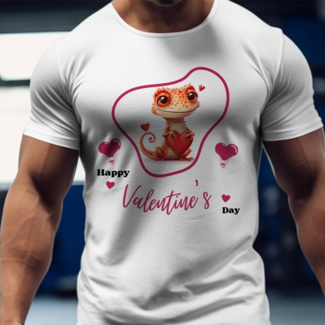 Camiseta Feliz dia de Velentine - Feliz (Criador carregado)