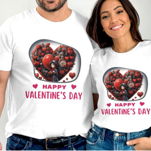 Camiseta Feliz dia de Velentine - Intensidade