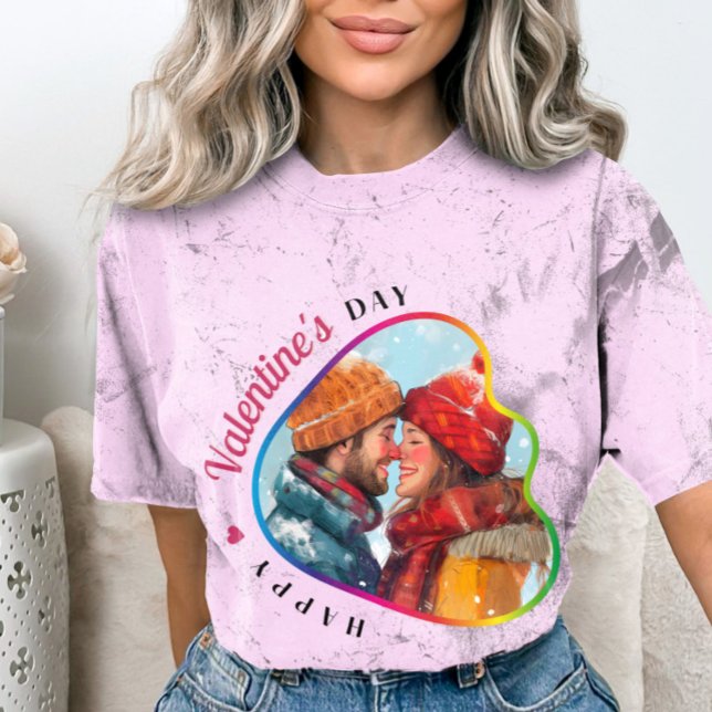 Camiseta Feliz dia de Velentine - Paixão Sonhadora (Criador carregado)