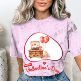Camiseta Feliz dia de Velentine - Promessa Eterna