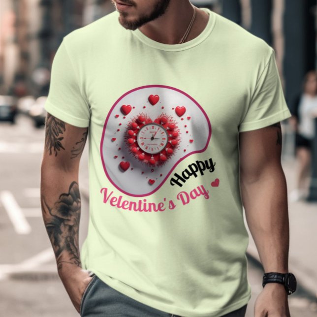 Camiseta Feliz dia de Velentine - Sentimental (Criador carregado)