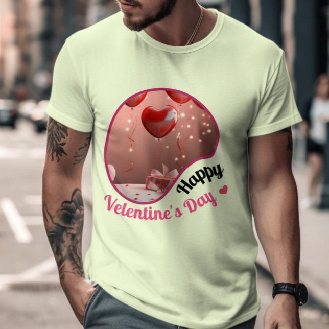 Camiseta Feliz dia de Velentine - Sonho de Querido (Criador carregado)