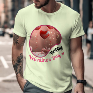 Camiseta Feliz dia de Velentine - Sonho de Querido