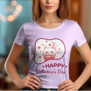 Camiseta Feliz dia de Velentine - Sussurros de Penhor