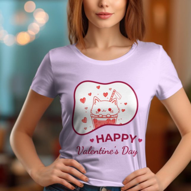 Camiseta Feliz dia de Velentine - Sussurros de Penhor (Criador carregado)