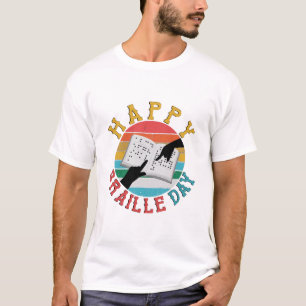 Camiseta Feliz Dia do Braile