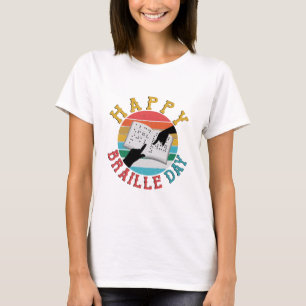 Camiseta Feliz Dia do Braile