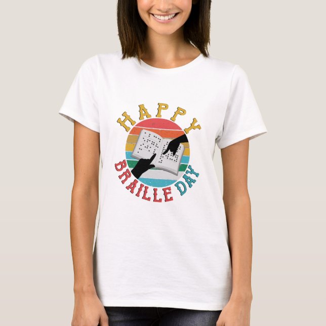 Camiseta Feliz Dia do Braile (Frente)