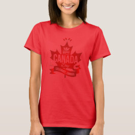 Camiseta Feliz Dia do Canadá.
