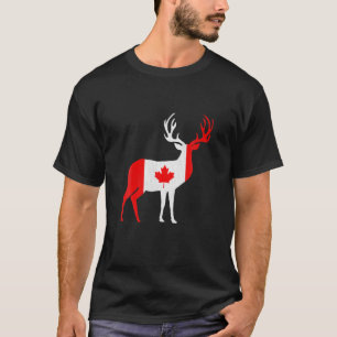 Camiseta Feliz Dia do Canadá Engraçado Bandeira Canadense