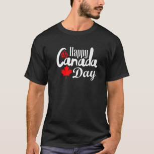 Camiseta Feliz Dia do Canadá Mapeador Engraçado Folha Folha