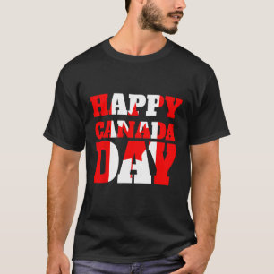 Camiseta Feliz Dia do Canadá Orgulho Ottawa Canadá Leste. S