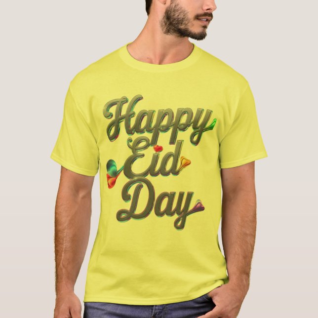 Camiseta Feliz Dia do Eid (Frente)